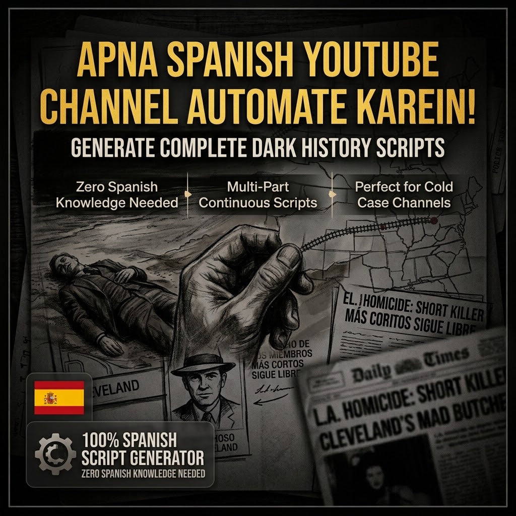 Ultimate Deep-Investigation Documentary Script Prompt (TTS Optimized) Spanich v002