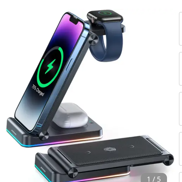 Joyroom JR-WQN01 3 in 1 Wireless Charger Stand